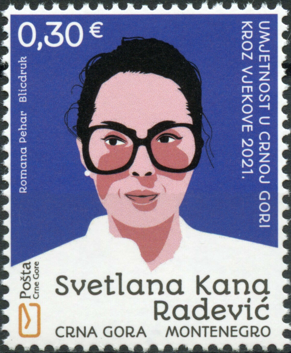 Source: https://commons.m.wikimedia.org/wiki/File:Svetlana_Kana_Radevi%C4%87_2021_stamp_of_Montenegro.jpg# (last accessed on 10.03.2023)